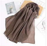 Pleated Twill Scarf