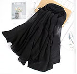 Pleated Twill Scarf