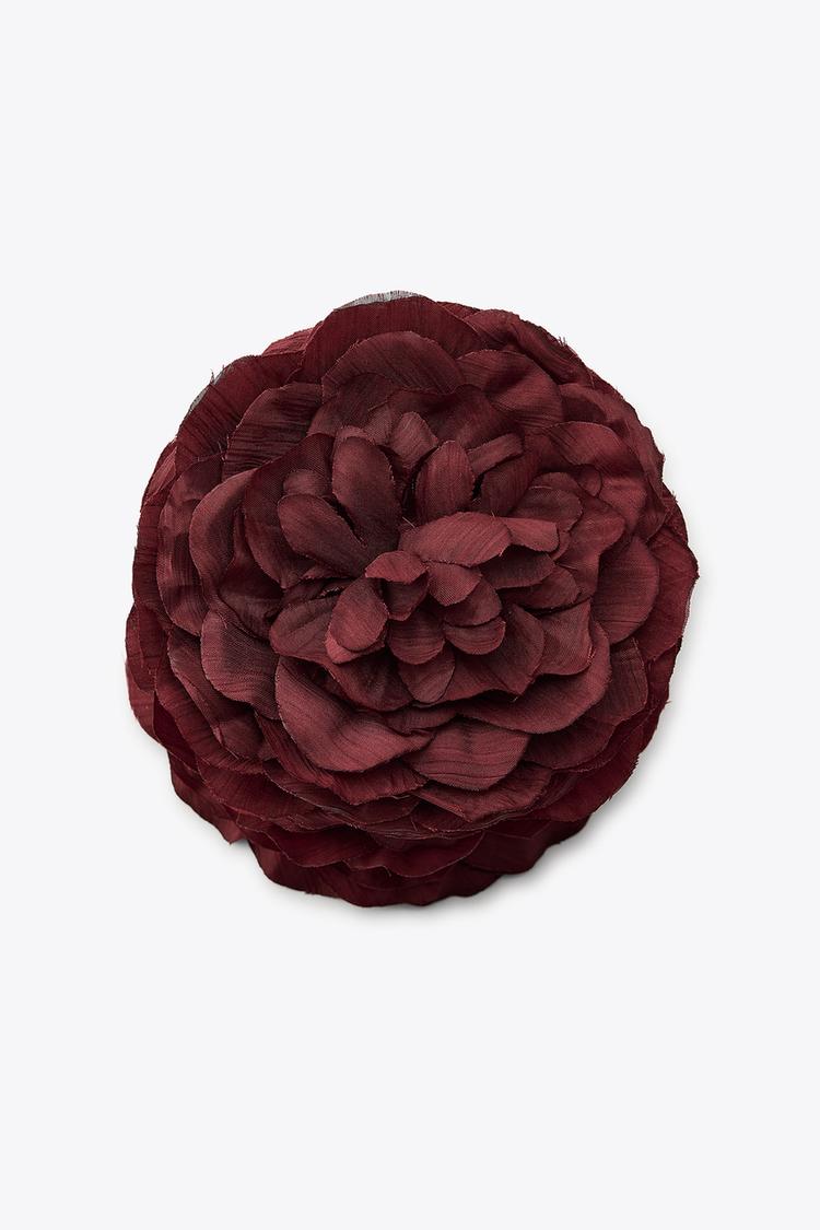 FLOWER BROOCH HAIR CLIP