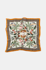 TIGER COTTON PRINTED SCARF