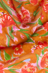 WATERCOLOR PRINT SILK SCARF