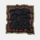 POLKA DOT PRINTED SCARF Black