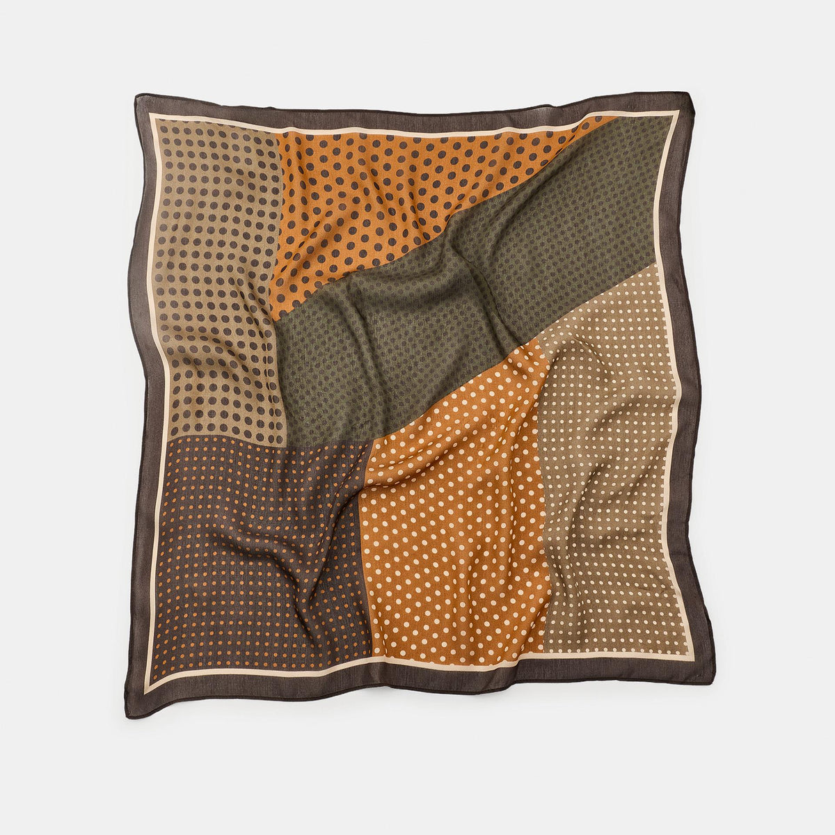 POLKA DOT PRINTED SCARF
