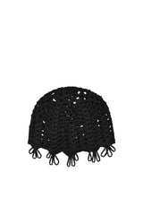 CROCHET SKULLCAP WITH BEADS