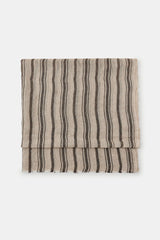100% LINEN STRIPED SCARF