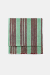 100% LINEN STRIPED SCARF
