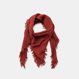 FRINGED JACQUARD SCARF