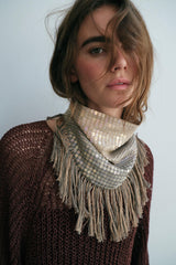 SEQUINED FRINGE SCARF