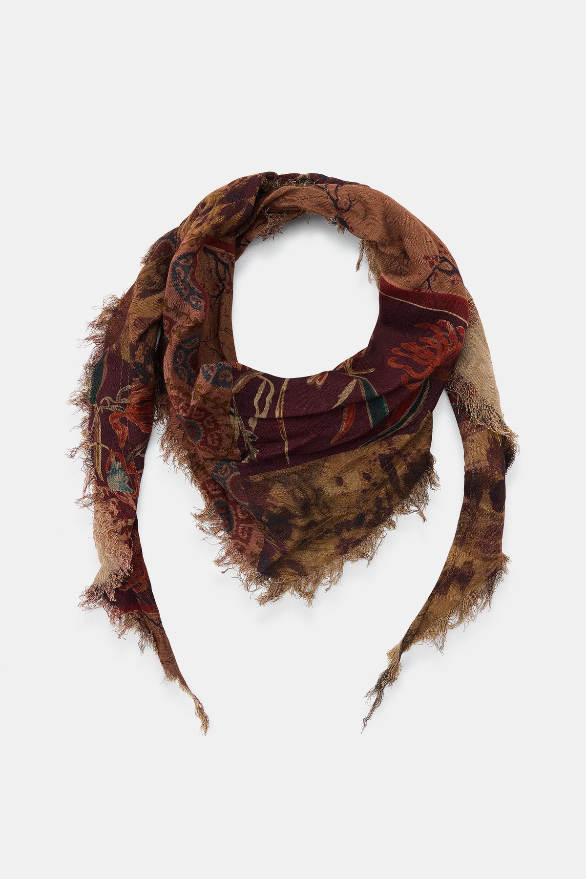 PRINTED VISCOSE BANDANA
