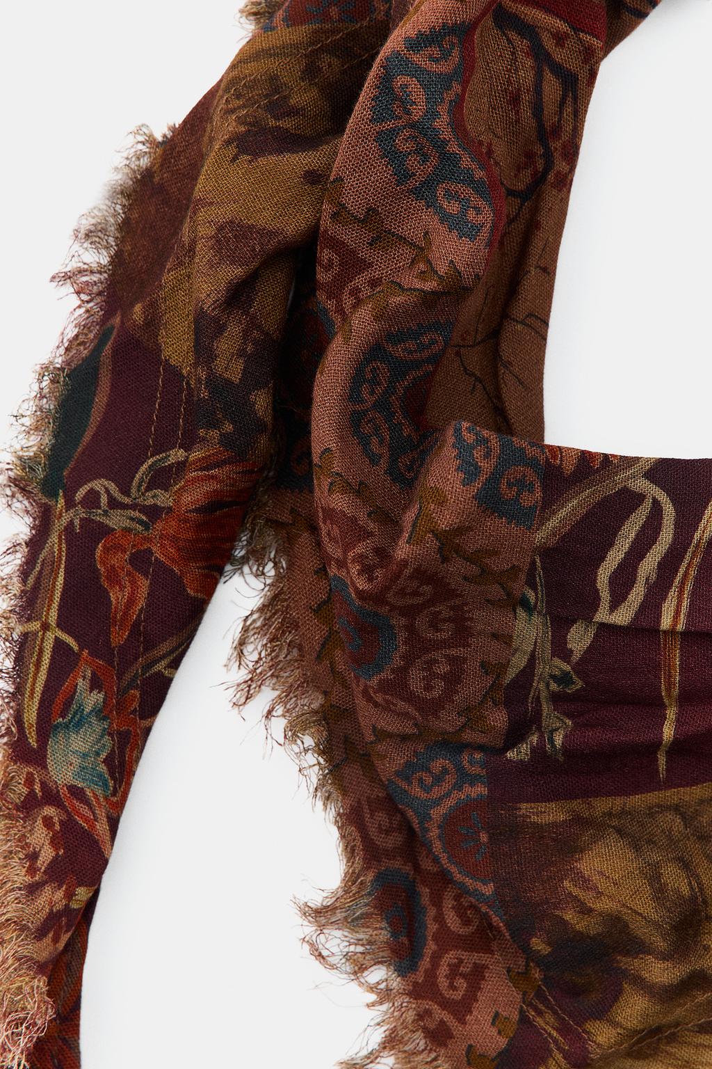 PRINTED VISCOSE BANDANA
