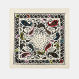 EMBROIDERED PRINT BANDANNA