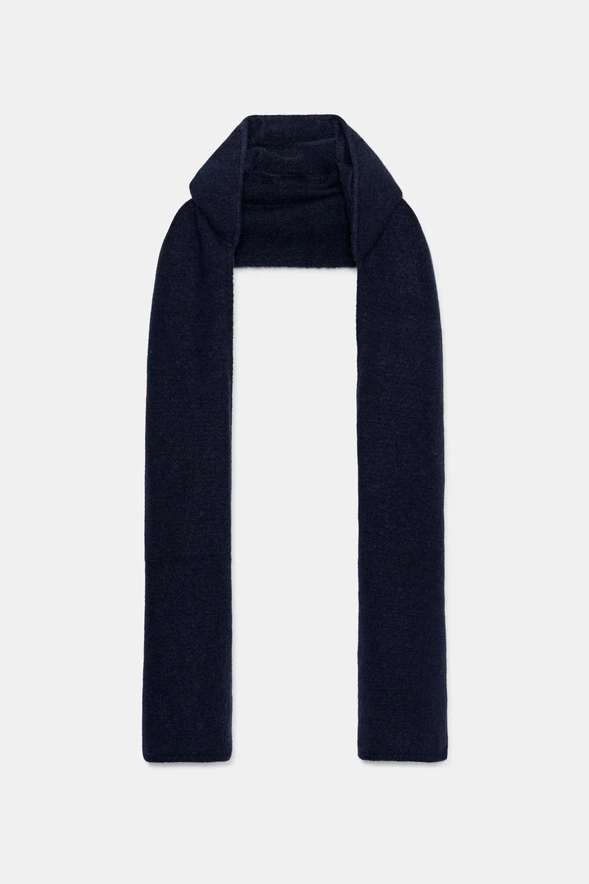 SCARF WITH HOODIE NAVY