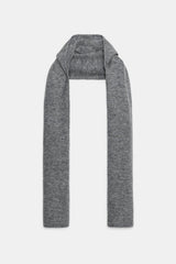 SCARF WITH HOODIE GRAY