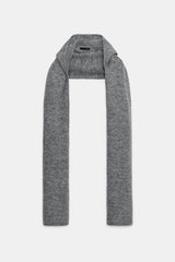 SCARF WITH HOODIE GRAY