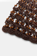CROCHET BEADED SKULLCAP