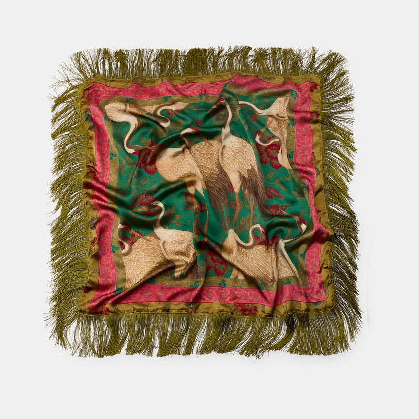 Decorative throw pillow with animal design on a white background