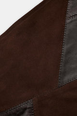 100% SUEDE LEATHER BANDANA BLACK