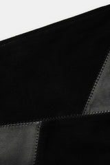 100% SUEDE LEATHER BANDANA BROWN