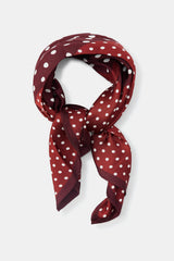 POLKA DOT SQUARE SCARF
