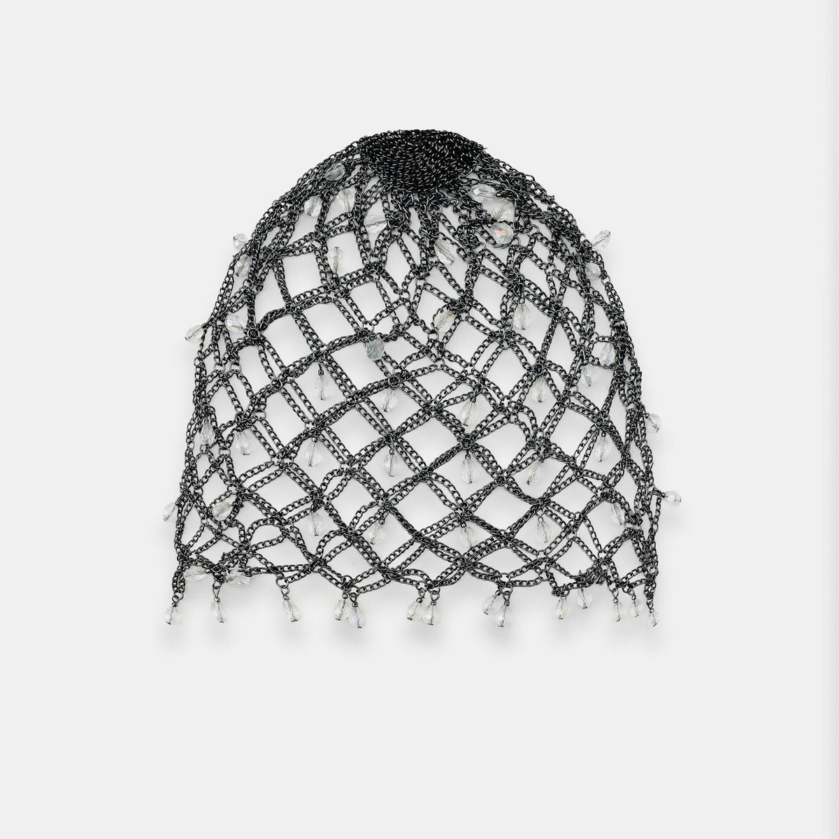 BEADED CHAIN HEADPIECE
