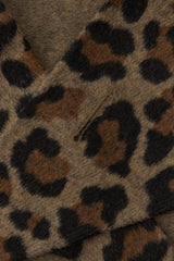 LEAPORD WOOL BANDANA BROWN