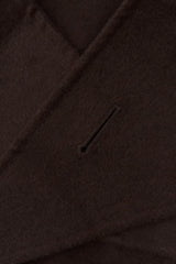 SOLID WOOL BANDANA BROWN