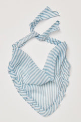 Chiffon & Ruffle Triangle scarf