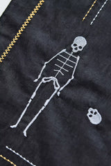 Embroidered Skeleton Bandana