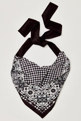 Gingham Triangle Scarf