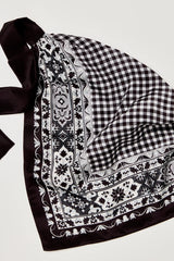 Gingham Triangle Scarf