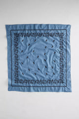 Embroidered Vine Cotton Bandana