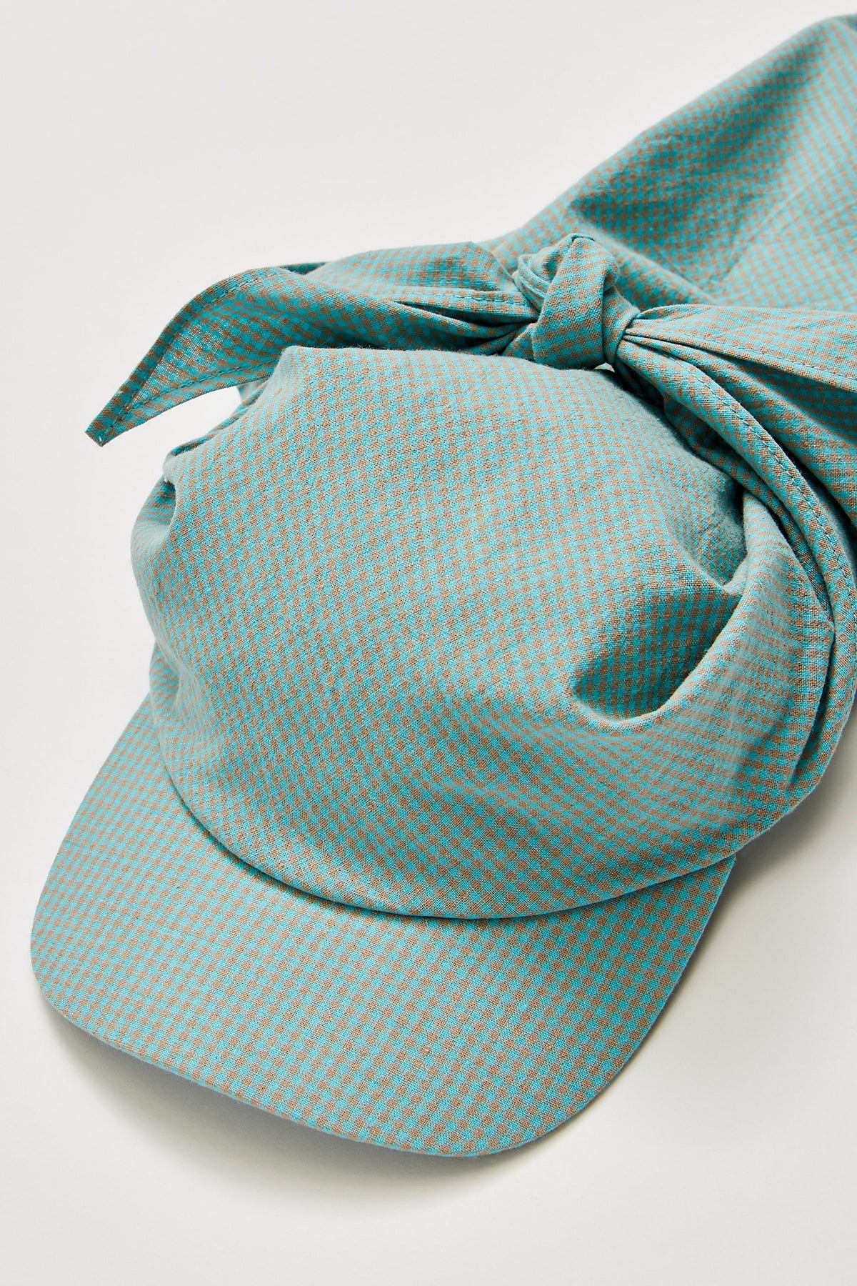 Scarf Baseball Hat Teal