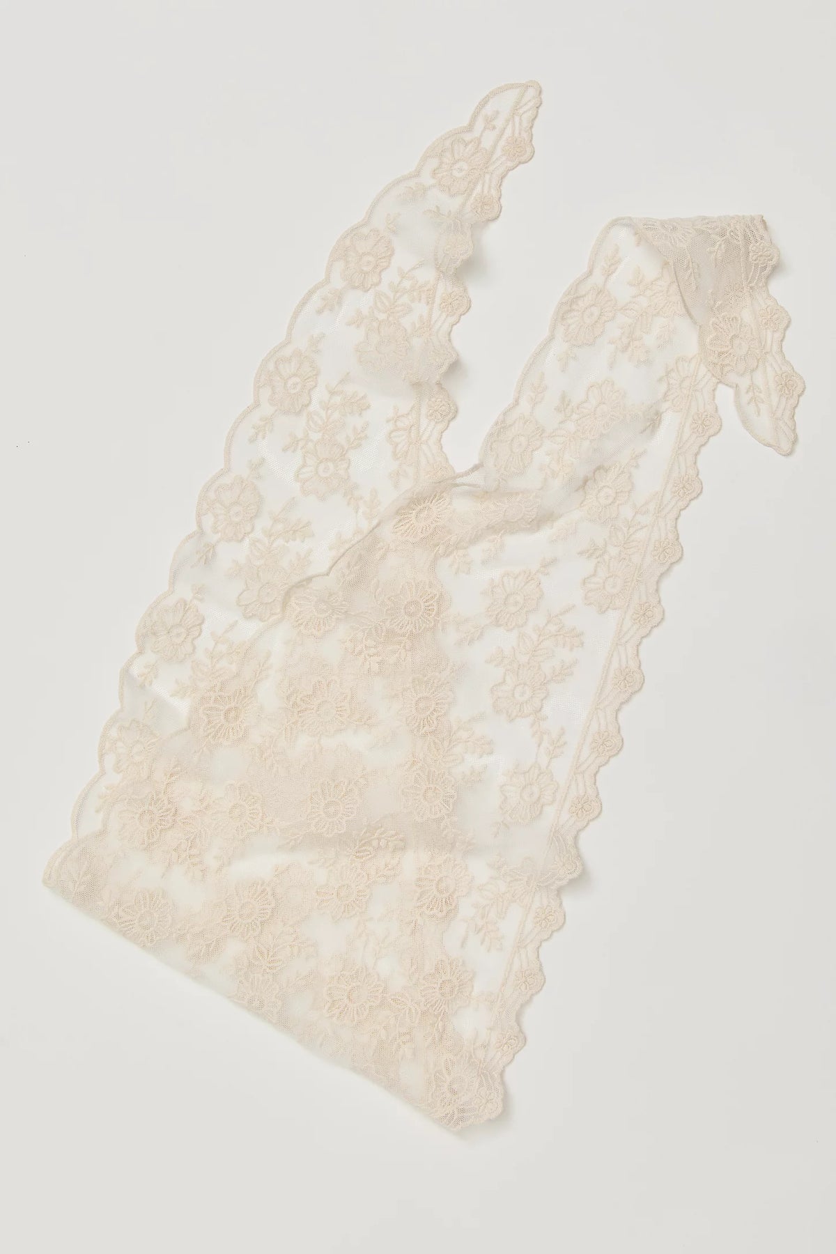 Forever Lace Triangle Scarf