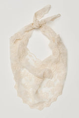 Forever Lace Triangle Scarf