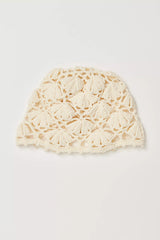 Crochet Knit Skull Cap Chocolate