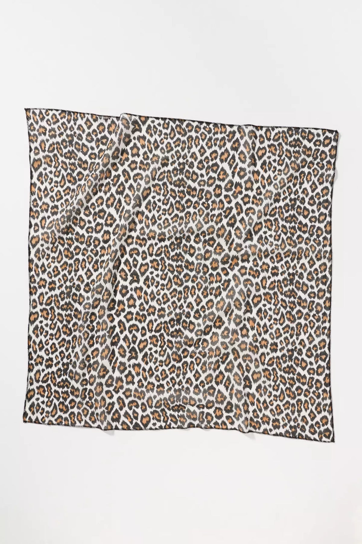 Leopard Cotton Scarf