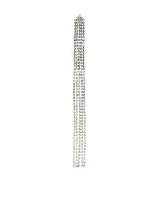 Crystal Fringed Chandlier Earring 8"