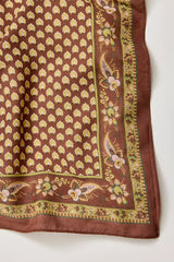 Lotus Paisley Print Bandana