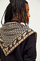 Lotus Paisley Print Bandana