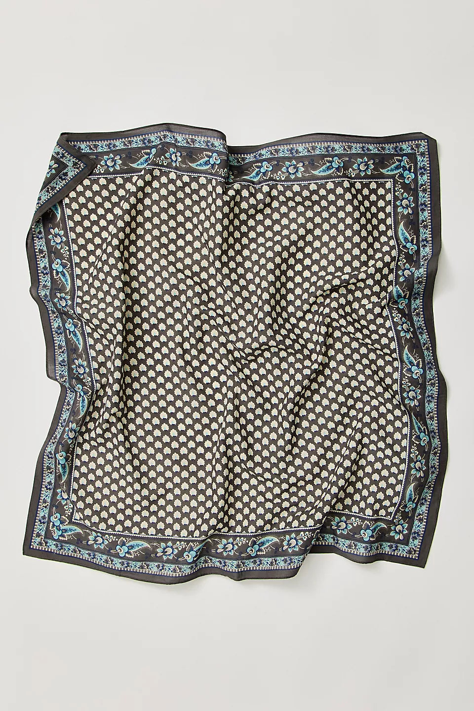 Lotus Paisley Print Bandana