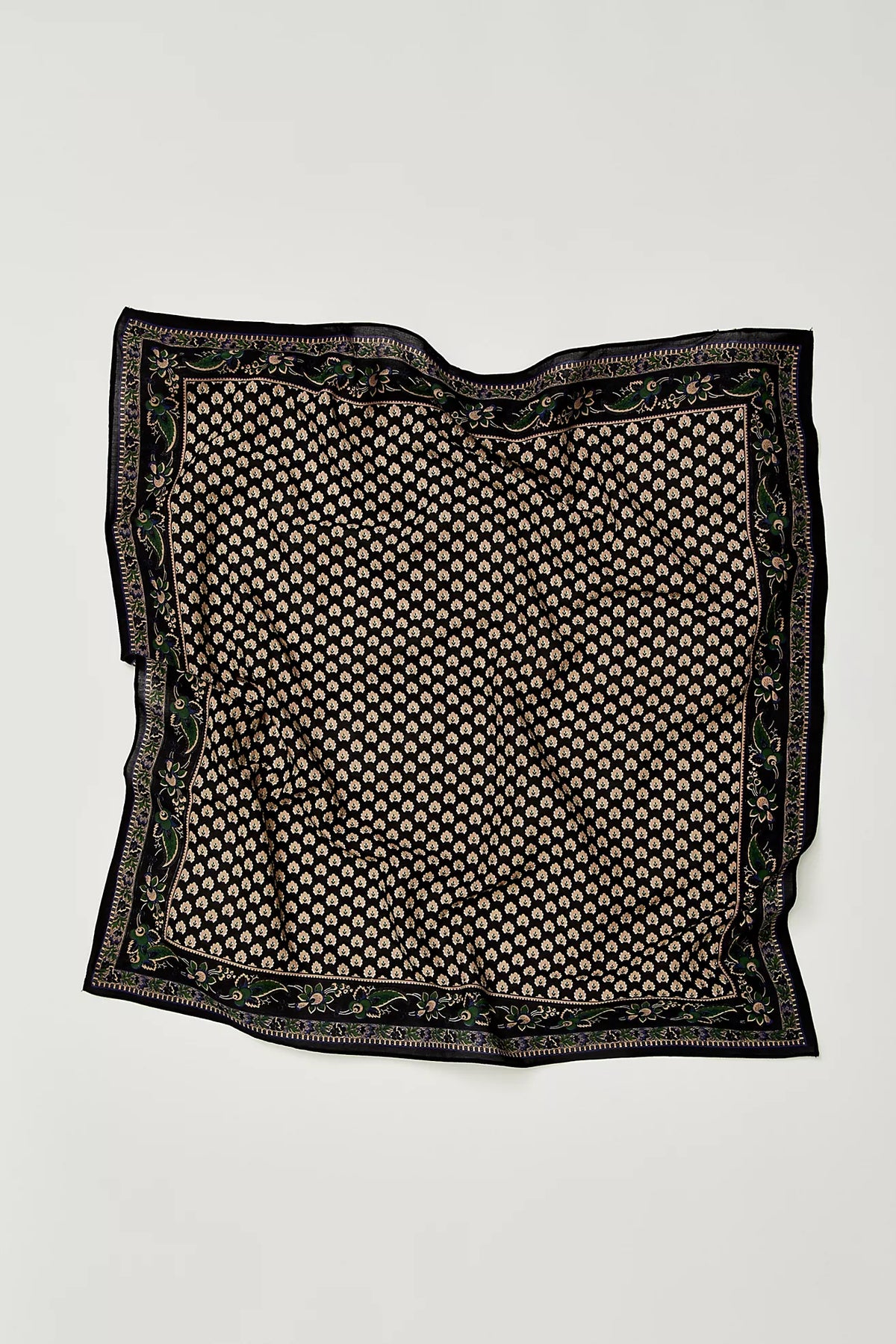 Lotus Paisley Print Bandana