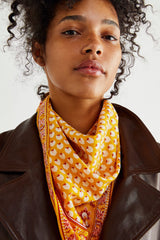 Lotus Paisley Print Bandana