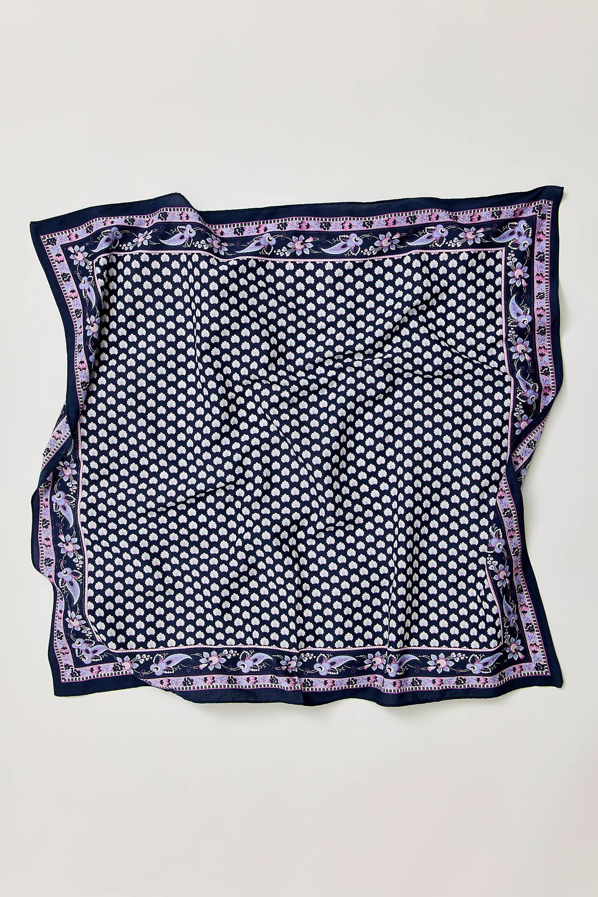 Lotus Paisley Print Bandana