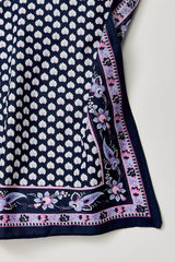 Lotus Paisley Print Bandana