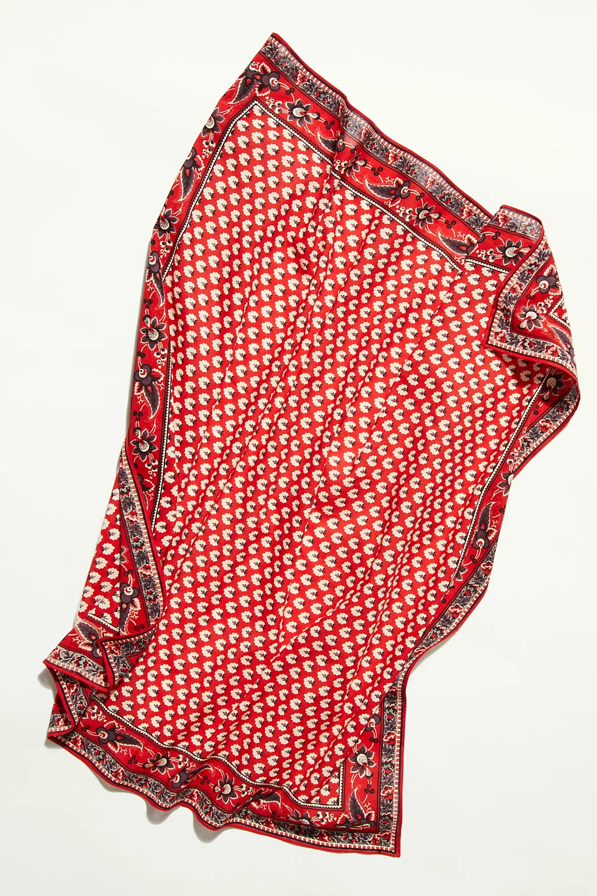 Lotus Paisley Print Bandana
