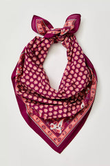 Lotus Paisley Print Bandana