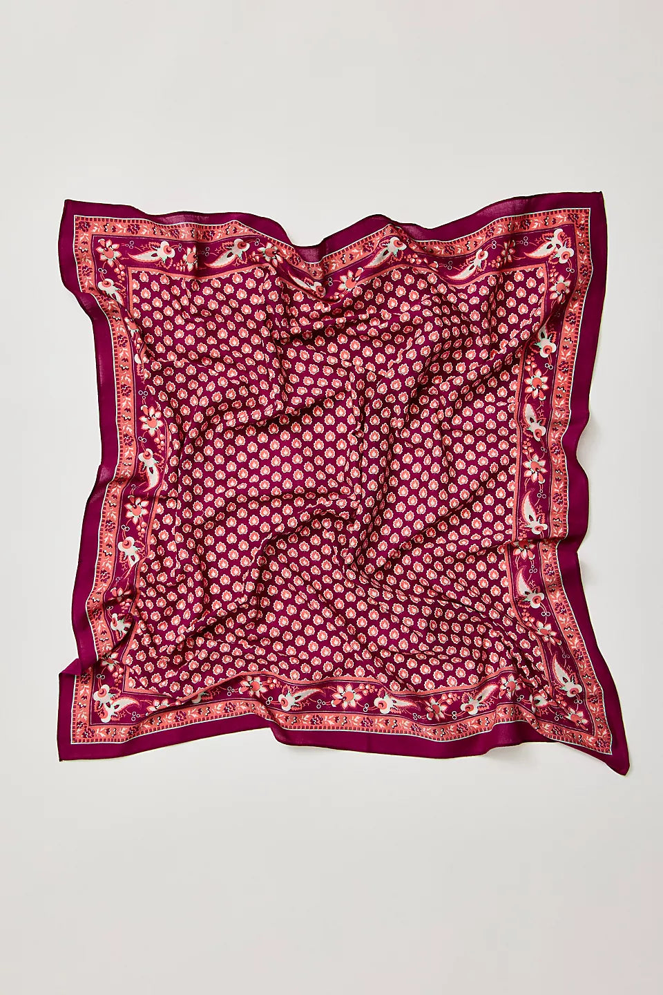 Lotus Paisley Print Bandana