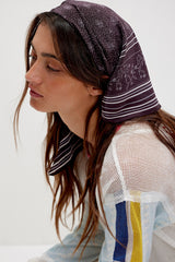 Triangle Bandana Paisley Brown