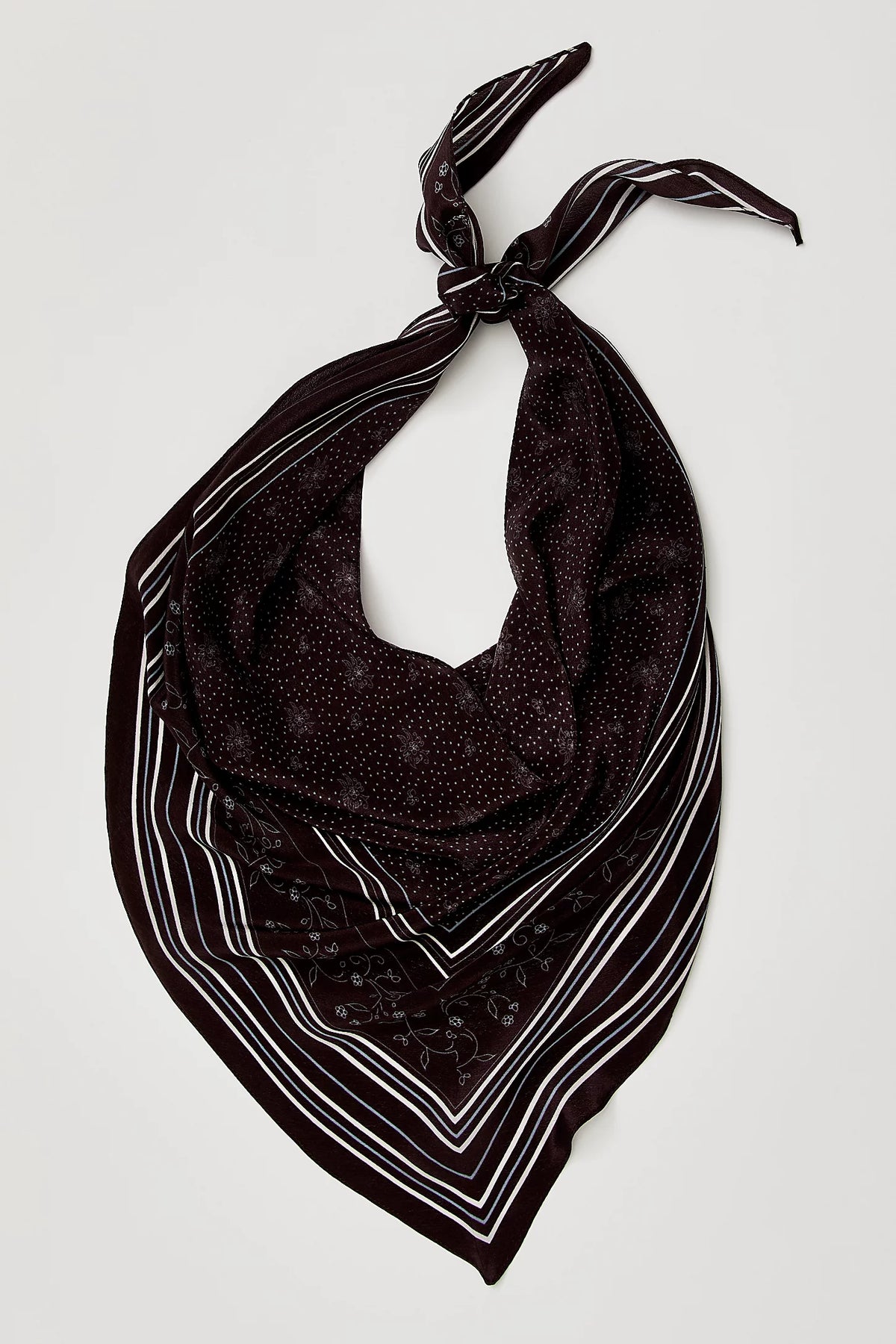 Triangle Bandana Paisley Brown