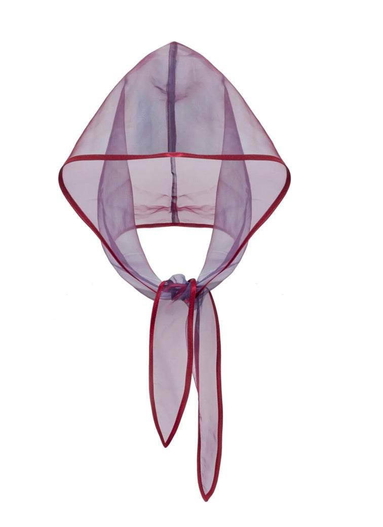 Organza Babushka Bonnet